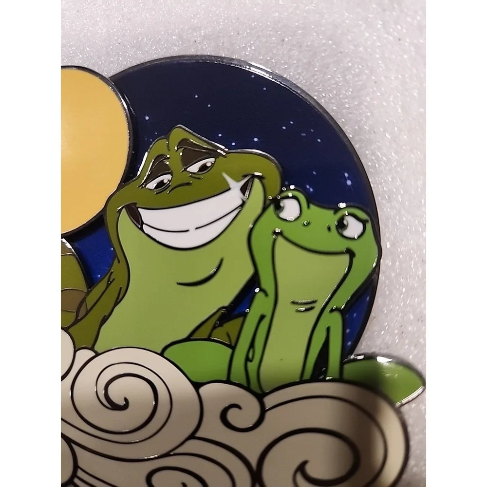 Disney‎ Pin Froggy Tiana and Naveen Moon Jumbo PARIS DLP Artist Proof AP 176758